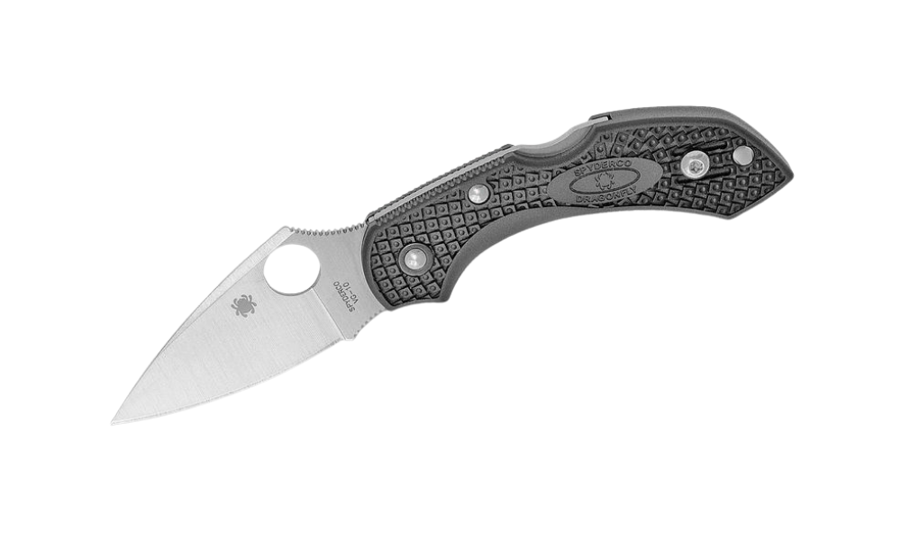 Spyderco Dragonfly 2 Folding Knife – Black FRN / VG-10 Plain Edge
