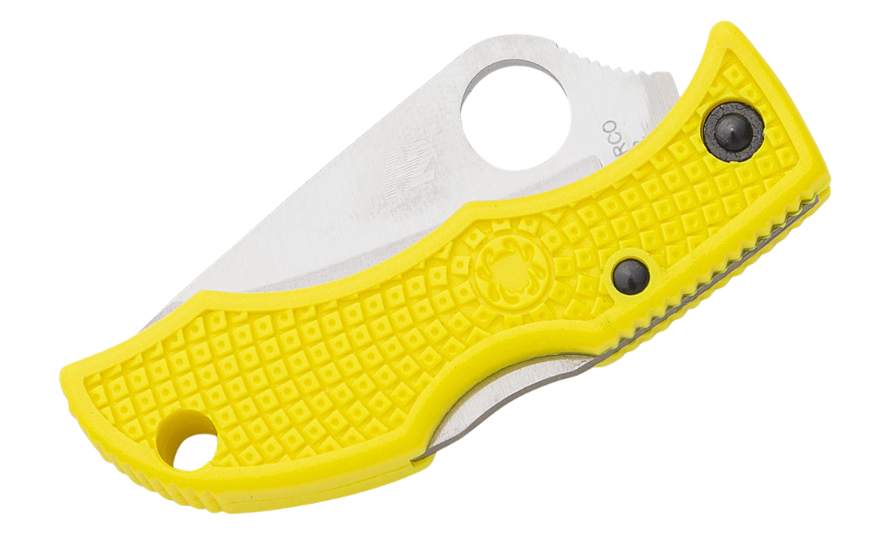 Spyderco Ladybug 3 Salt Folding Knife – Yellow FRN / Serrated