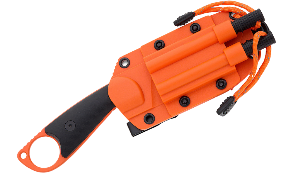 CRKT Altai 2062 Fixed Blade – Black GRN / Hi-Vis Orange