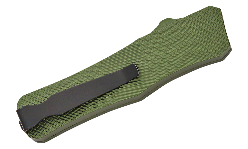 Mantis 816 AUTO OTF Double-Edge Dagger – OD Green / Satin Combo Edge