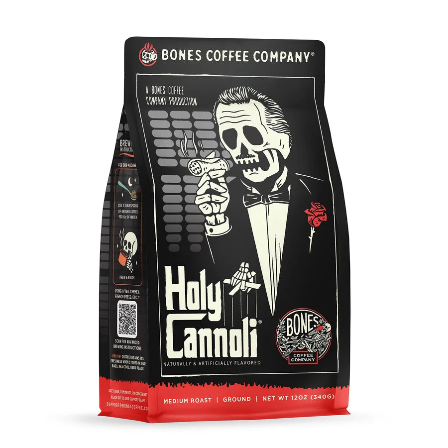 Bones Coffee Company Holy Cannoli Coffee – Whole Bean 340g (Copy)