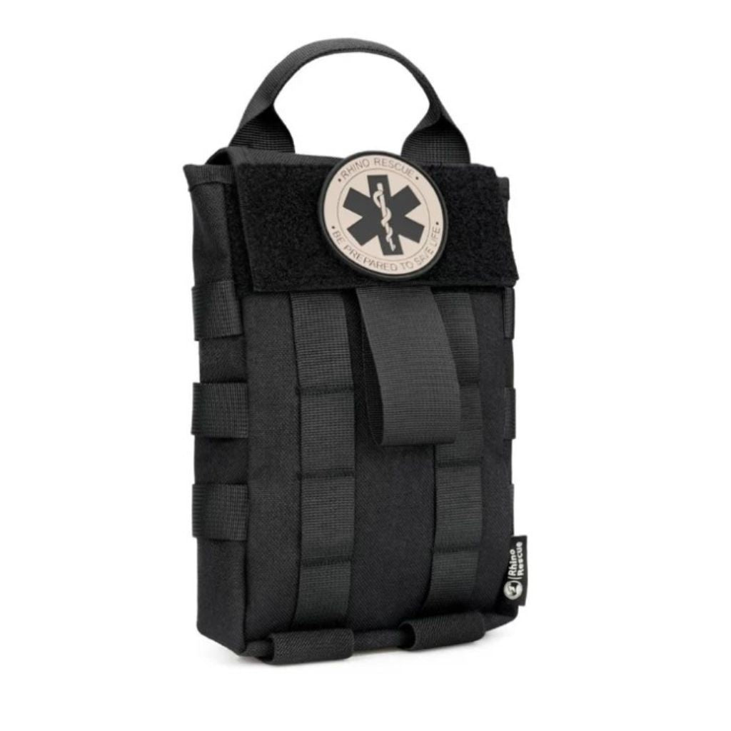Rhino Rescue IFAK EDC Kit in Pouch – Black
