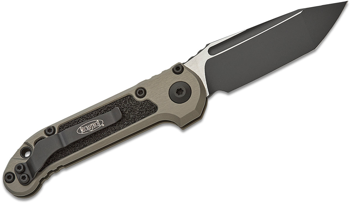 Microtech 1136-1NC LUDT Gen III AUTO Folding Knife 3.45" M390MK Black Tanto Plain Blade