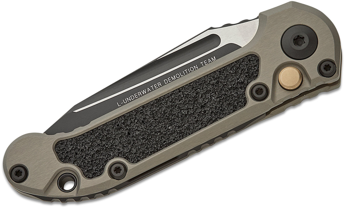 Microtech 1136-1NC LUDT Gen III AUTO Folding Knife 3.45" M390MK Black Tanto Plain Blade