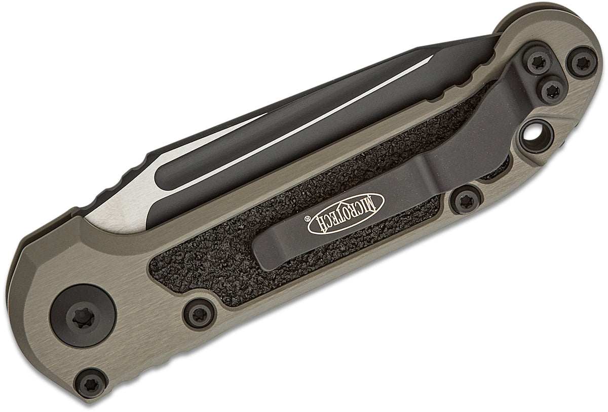 Microtech 1136-1NC LUDT Gen III AUTO Folding Knife 3.45" M390MK Black Tanto Plain Blade
