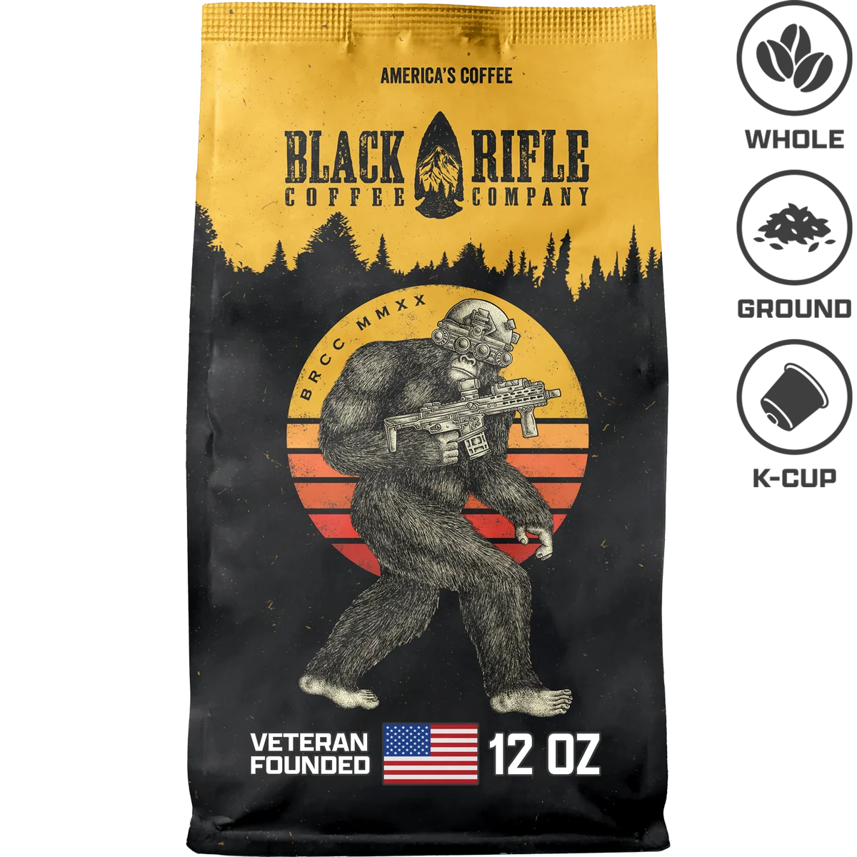 Black Rifle Coffee Company Tactisquatch Roast – Whole Bean
