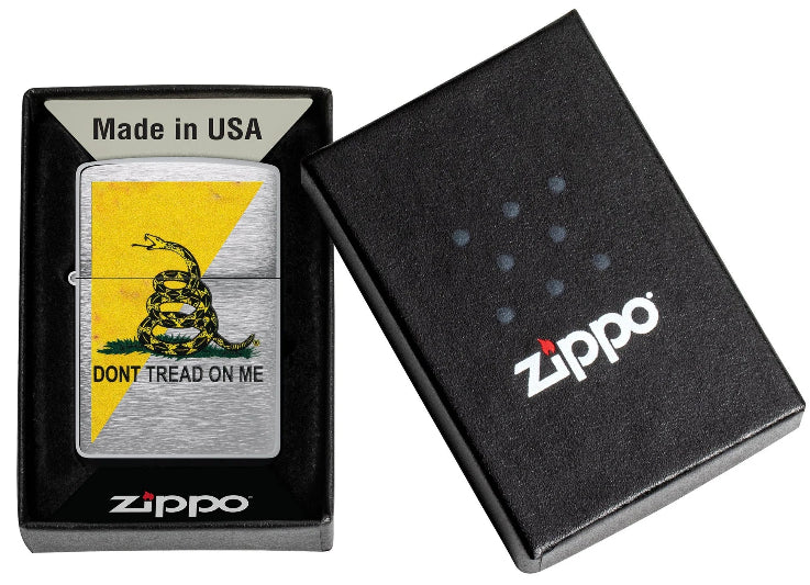 Zippo Don't Tread on Me Snake Design Windproof Lighter