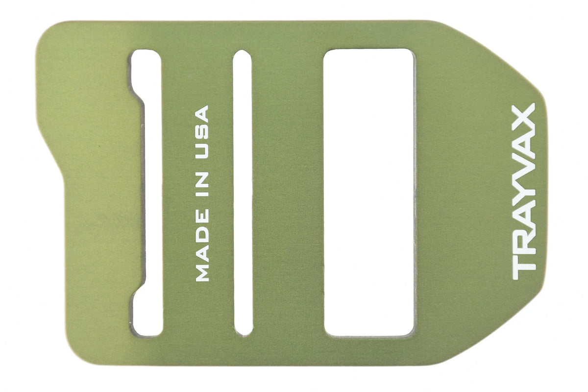 Trayvax Cinch Belt Buckle – Green